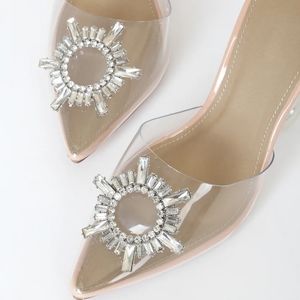 BRAND NEW clear mules...